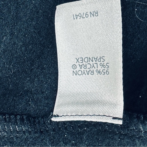 J. Jill Small Wearever Collection Black & Blue Striped Dress - Picture 14 of 14